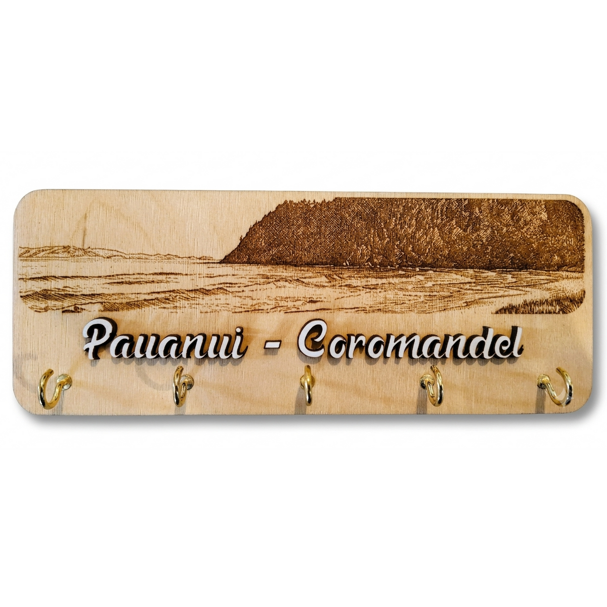 Custom Wooden Beach Themed Key Holders