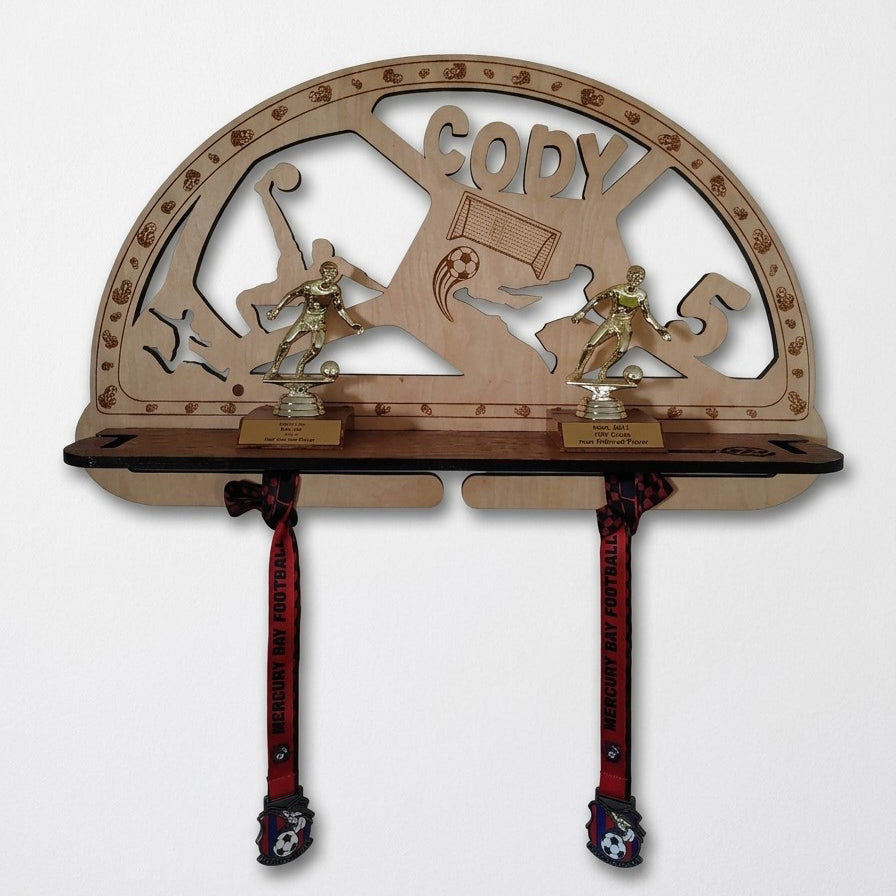 Medal and Trophy Shelf