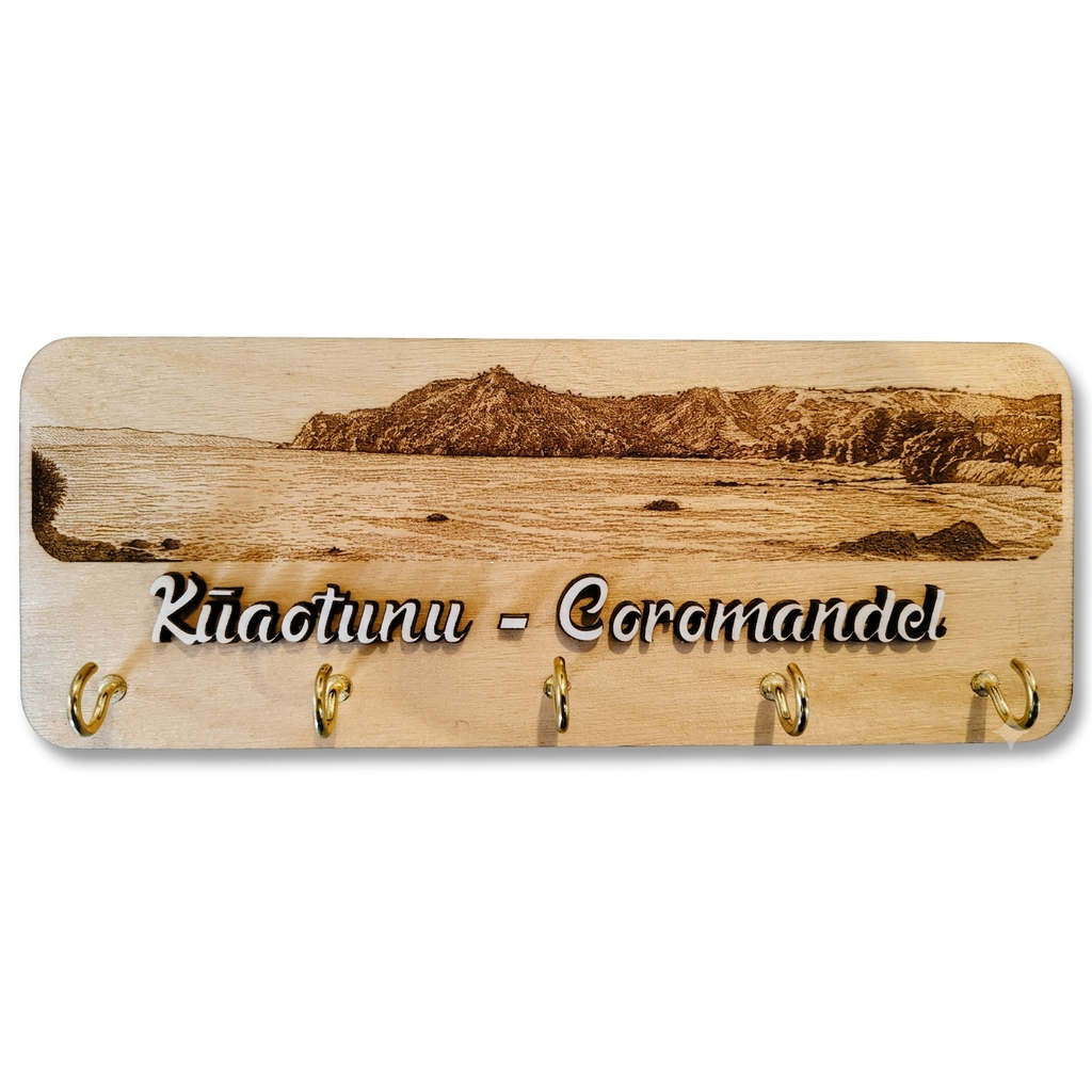 Custom Wooden Beach Themed Key Holders