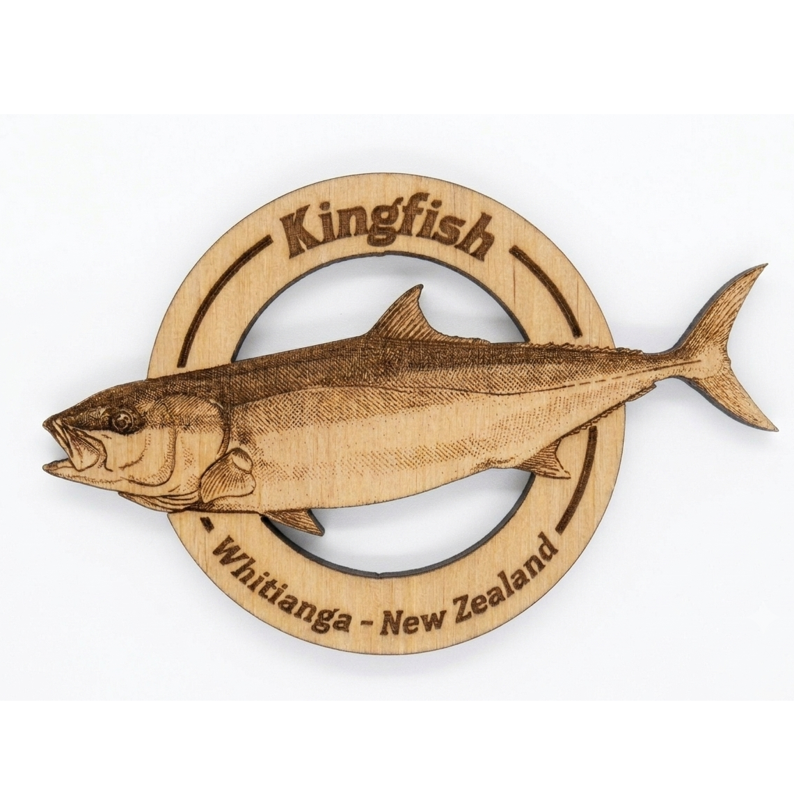 Birch Plywood Fish Magnets