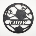 Football Themed Name Plaque
