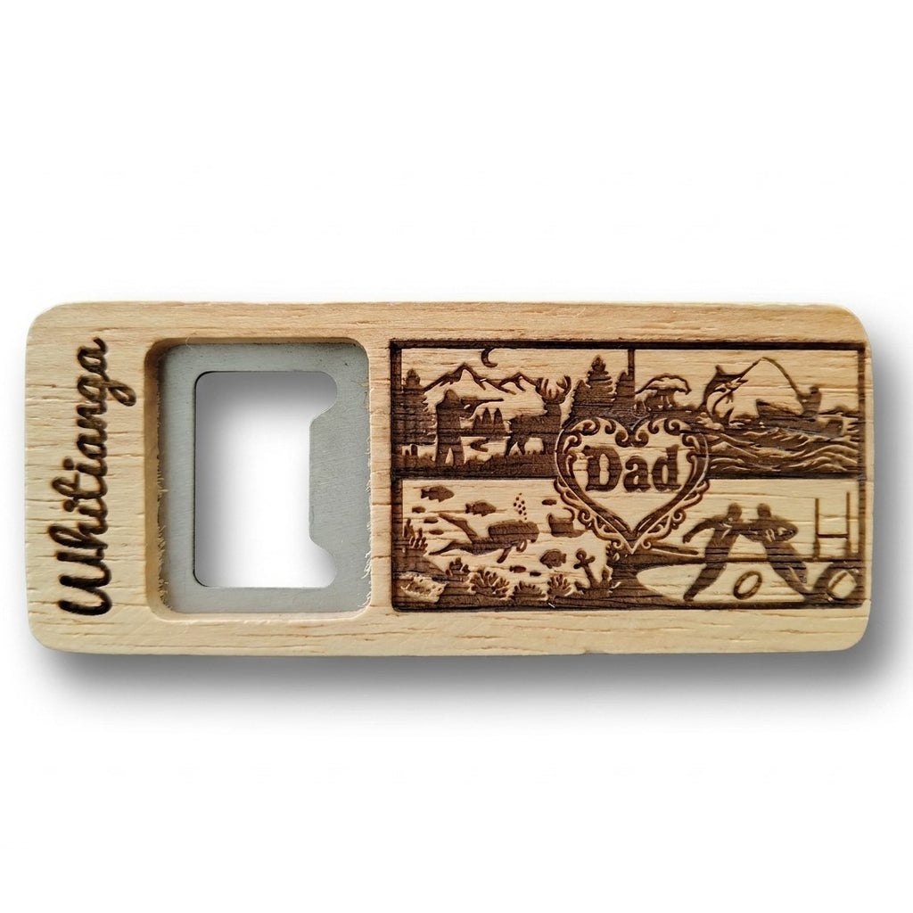 Custom Engraved Wooden Bottle Opener