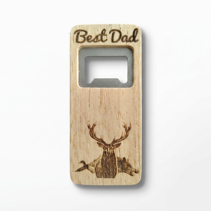 Custom Engraved Wooden Bottle Opener