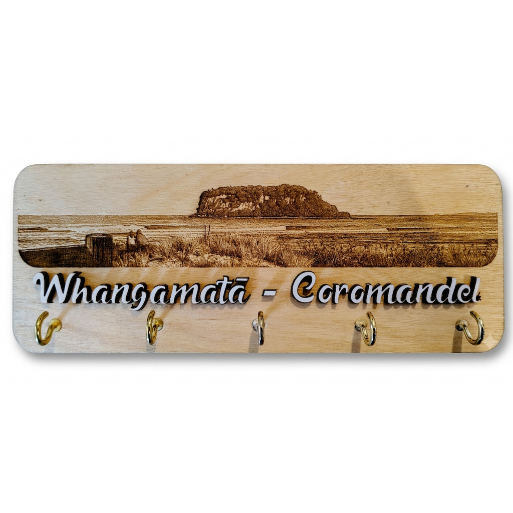 Custom Wooden Beach Themed Key Holders