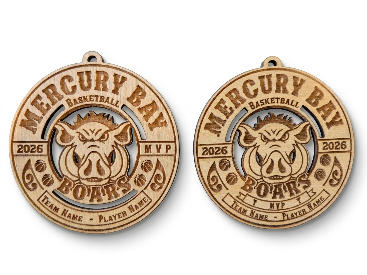 Custom Wooden Eco Medals