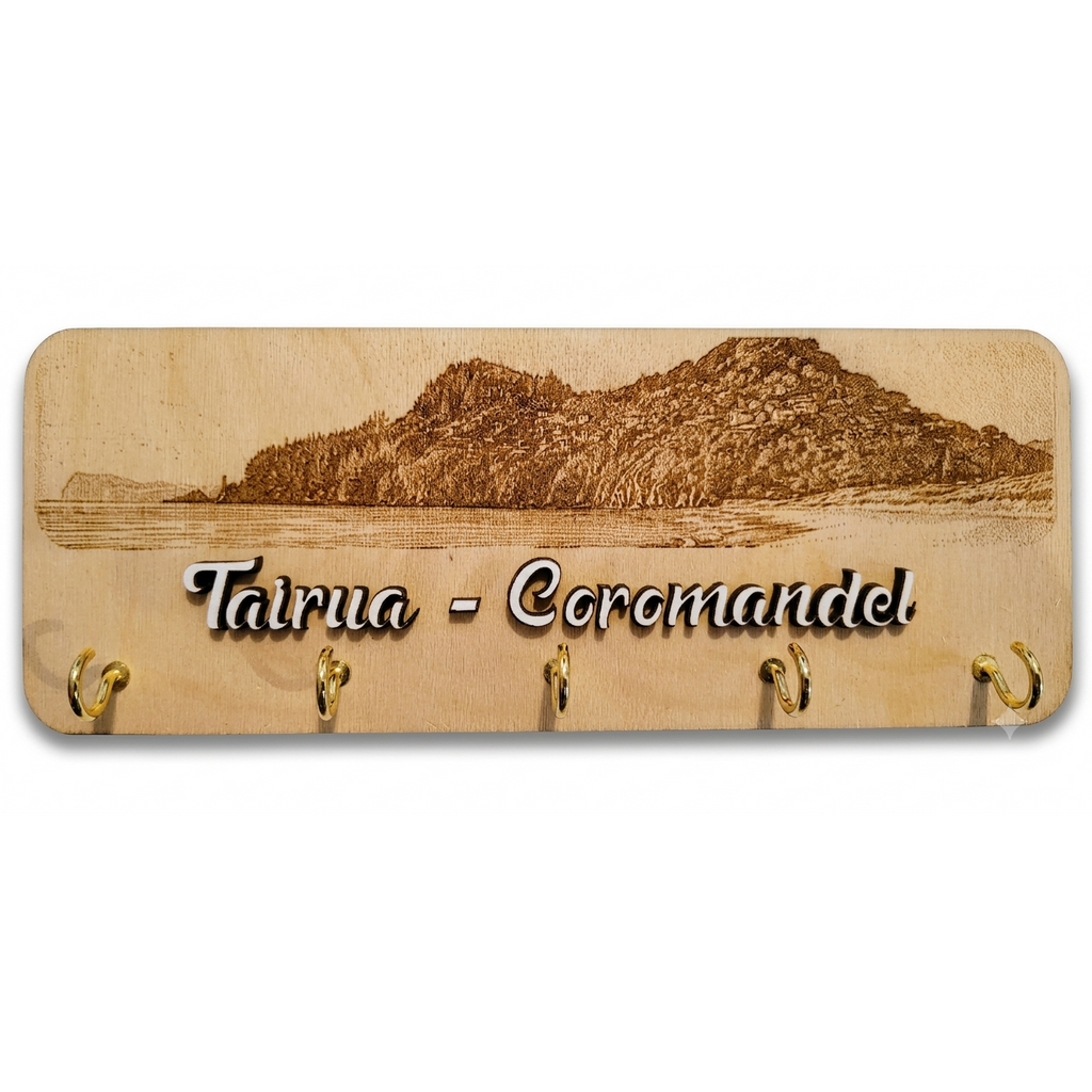 Custom Wooden Beach Themed Key Holders