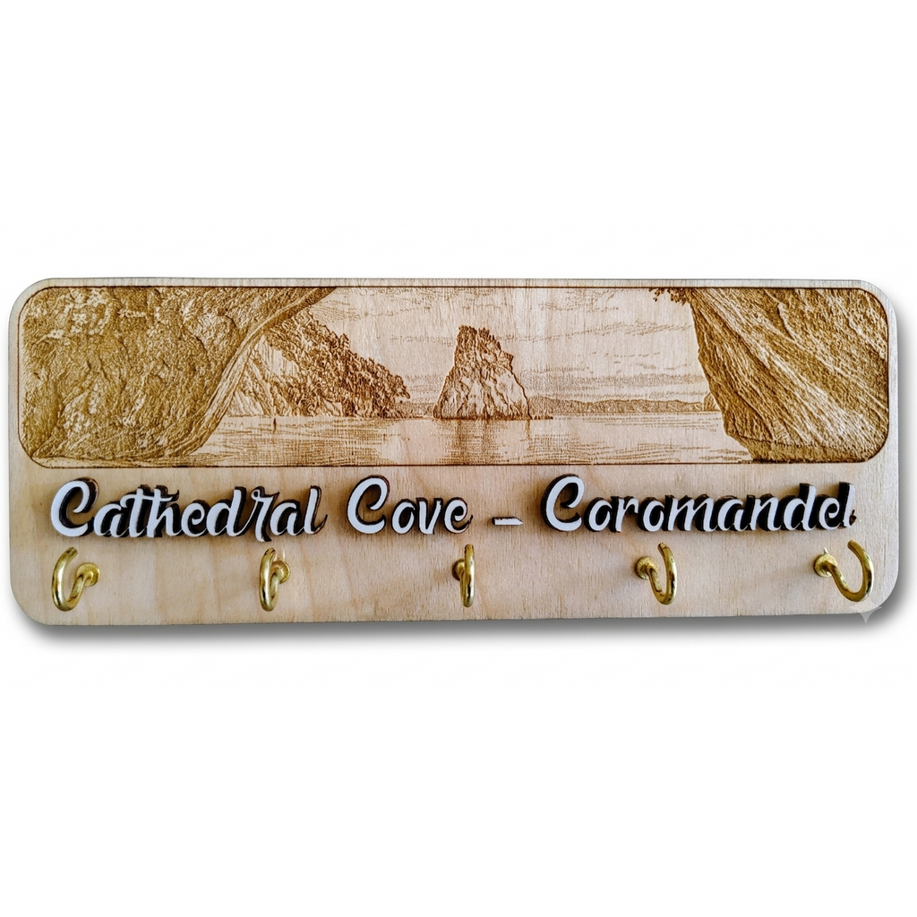Custom Wooden Beach Themed Key Holders