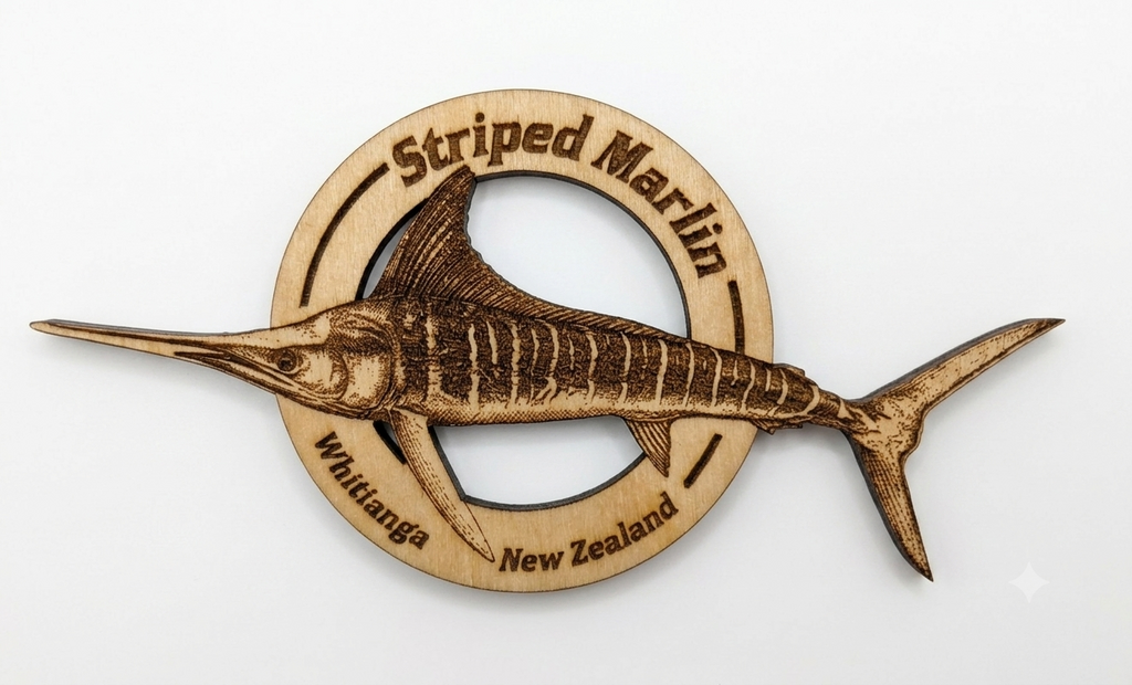 Birch Plywood Fish Magnets