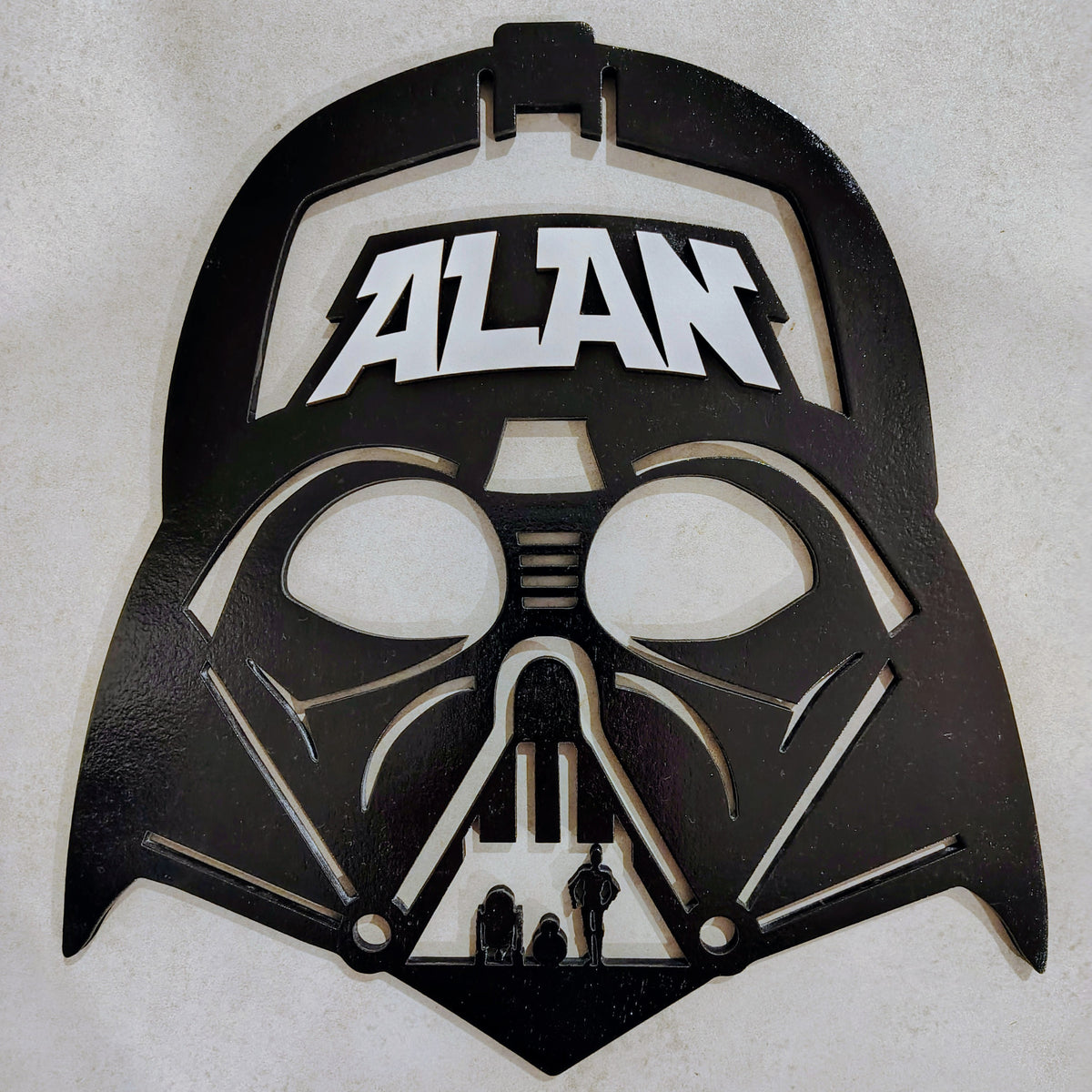 Star Wars Themed Name Plaque