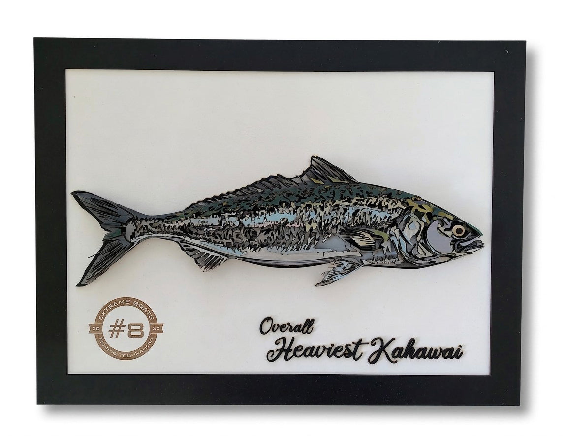 3D Layered Wood Art - Kahawai