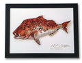 3D Layered Wood Art - Snapper
